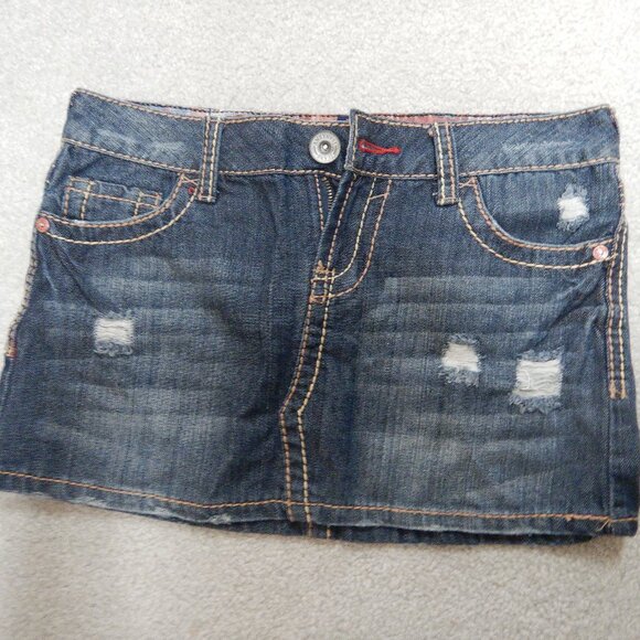 Denim Mini Skirt - Picture 1 of 4